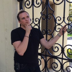 According to Hollywood folk lore, making a wish at the famed Bronson Gate is said to bring good luck. This is me (30lbs ago!) on the Paramount Studio tour in March 2015.