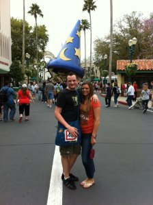 Me and my sister during her first trip to Disney World.